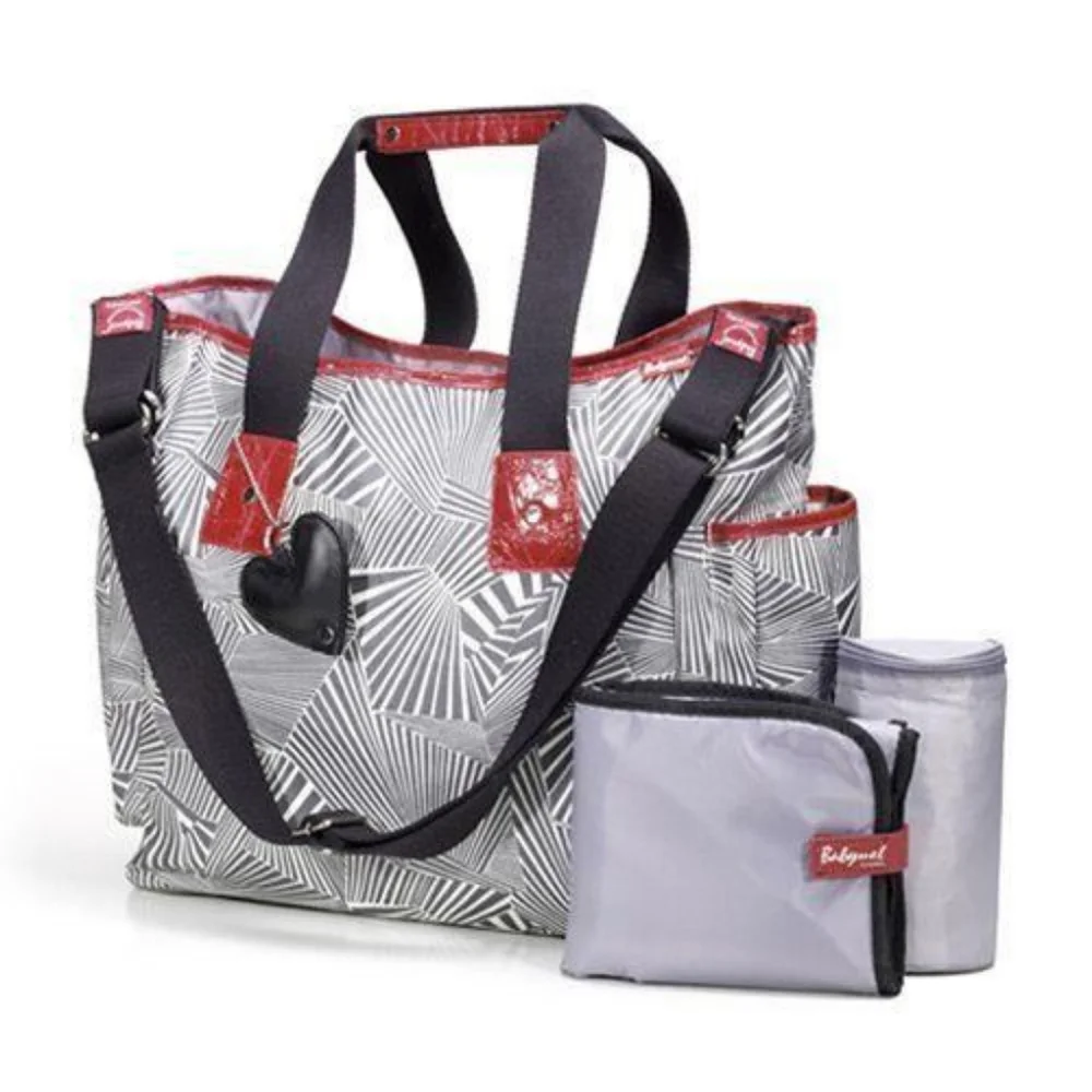 New BABYMEL STORKSAK TOTE DIAPER BAG STROLLERSTRAP TRAVEL CROSSBODY SAT